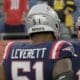 New England Patriots offensive lineman Nick Leverett